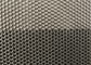 Black Power Coated Round Hole Aluminum Perforated Sheet For Windows / Doors Guard